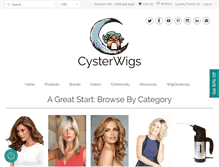 Tablet Screenshot of cysterwigs.com
